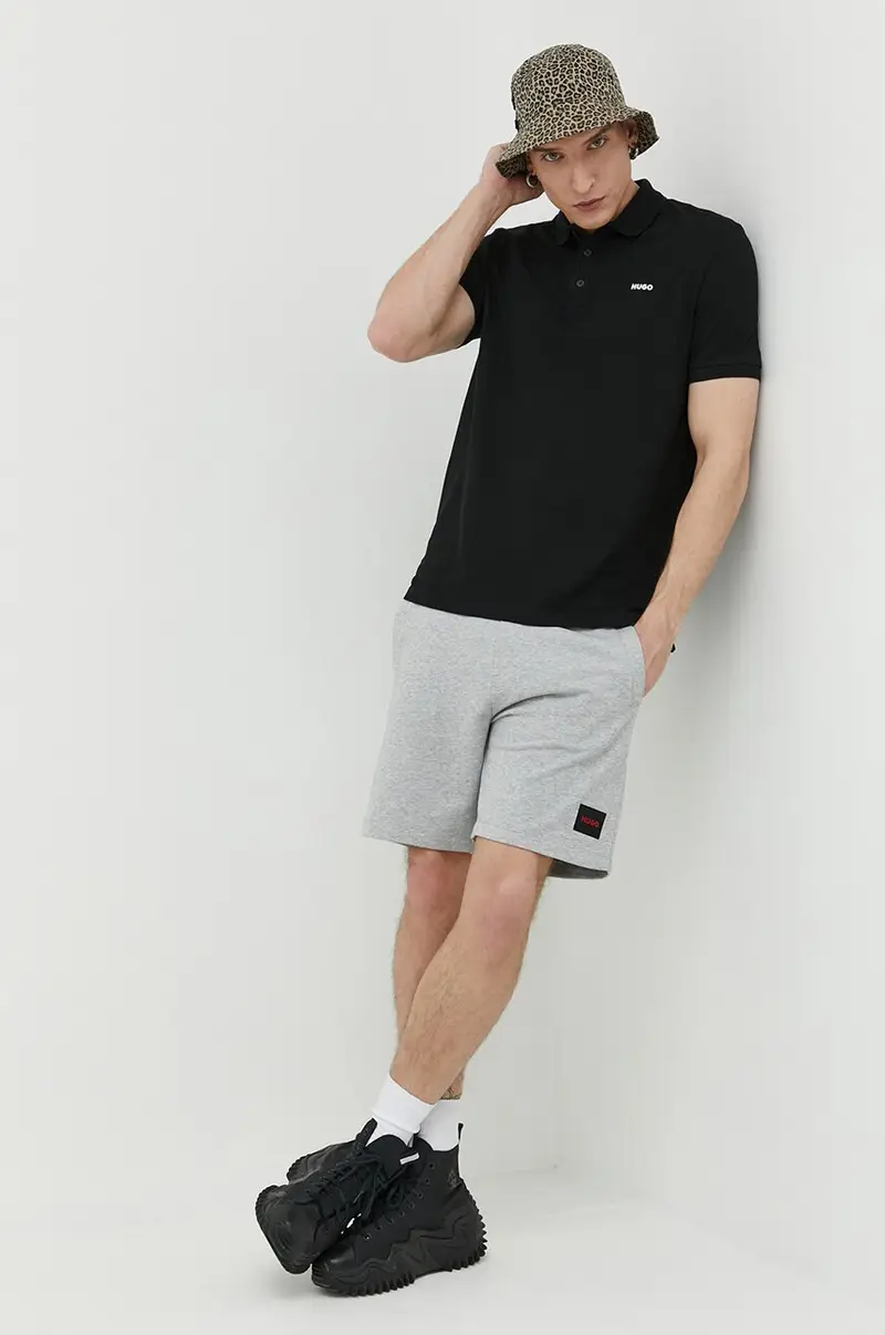 HUGO Polo Nero 3149427 miniatura 2