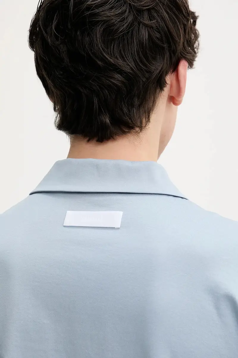 HUGO Polo Uomo Blu 3312425 miniatura 5