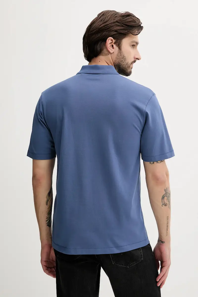 HUGO Polo Uomo Blu 3245687 miniatura 2