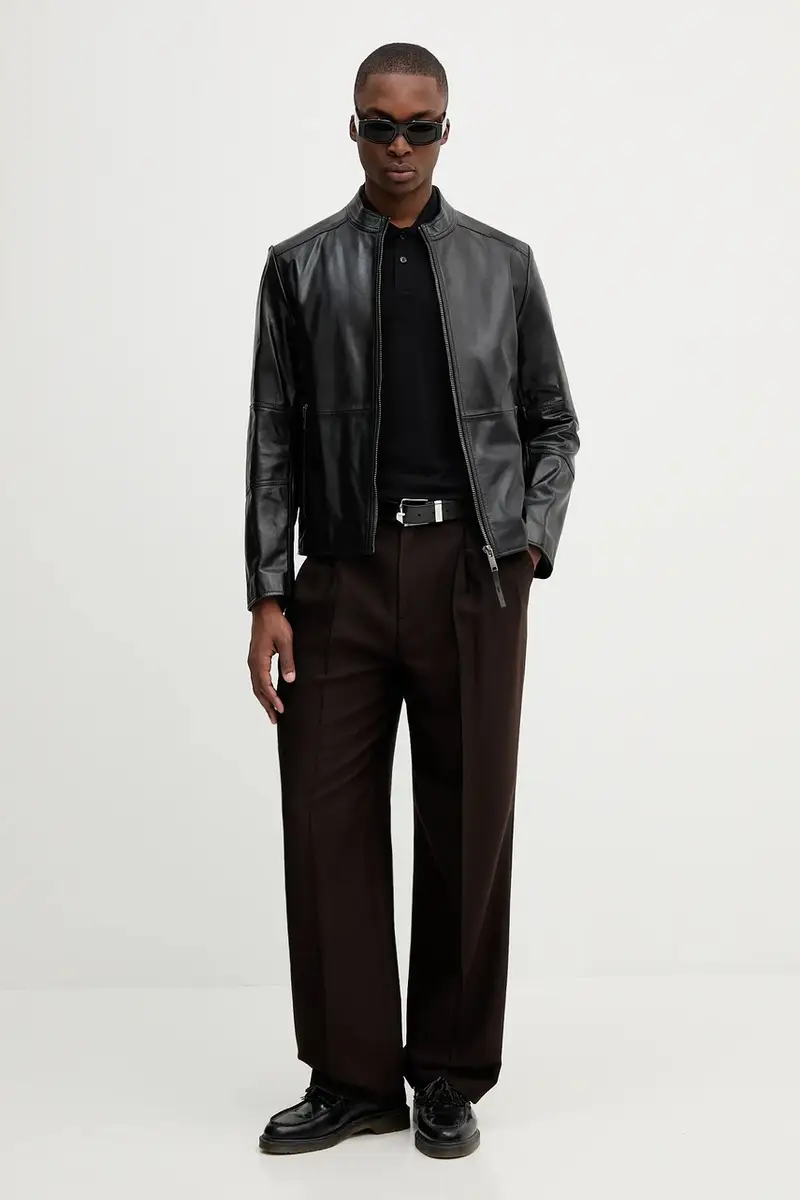 HUGO Polo Uomo Nero 3152359 miniatura 2