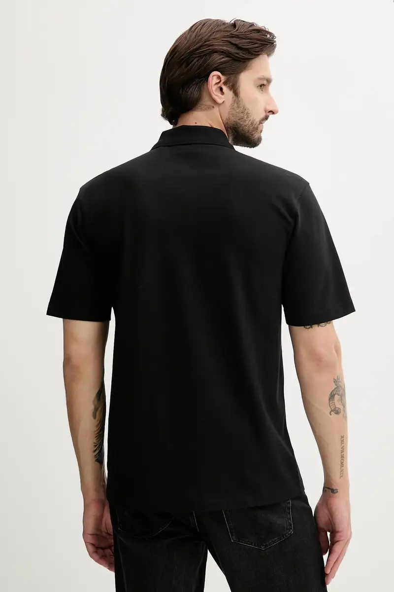 HUGO Polo Uomo Nero 3263978 miniatura 2