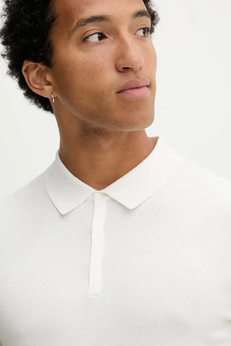 HUGO Polo Uomo Bianco 3124805 miniatura 4