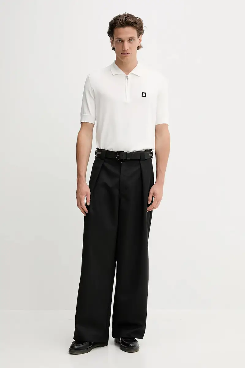 HUGO Polo Uomo Beige 3242614 miniatura 2