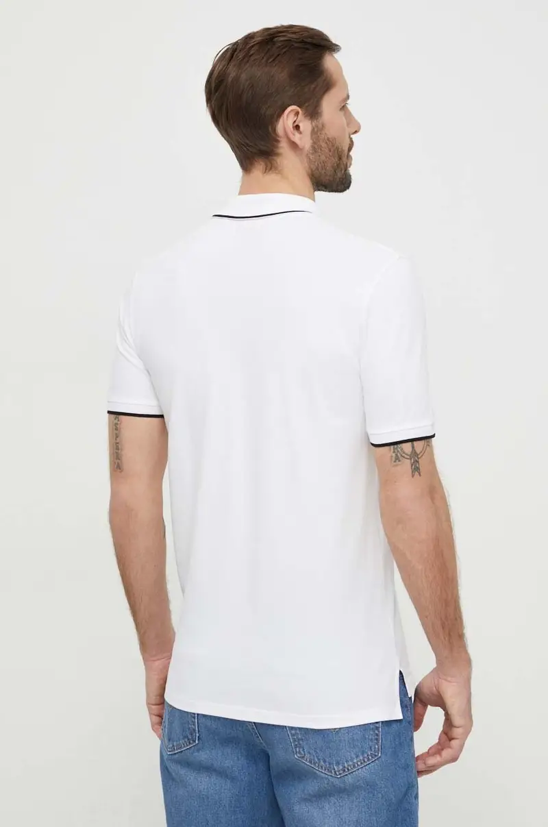 HUGO Polo Uomo Bianco 3123897 miniatura 2