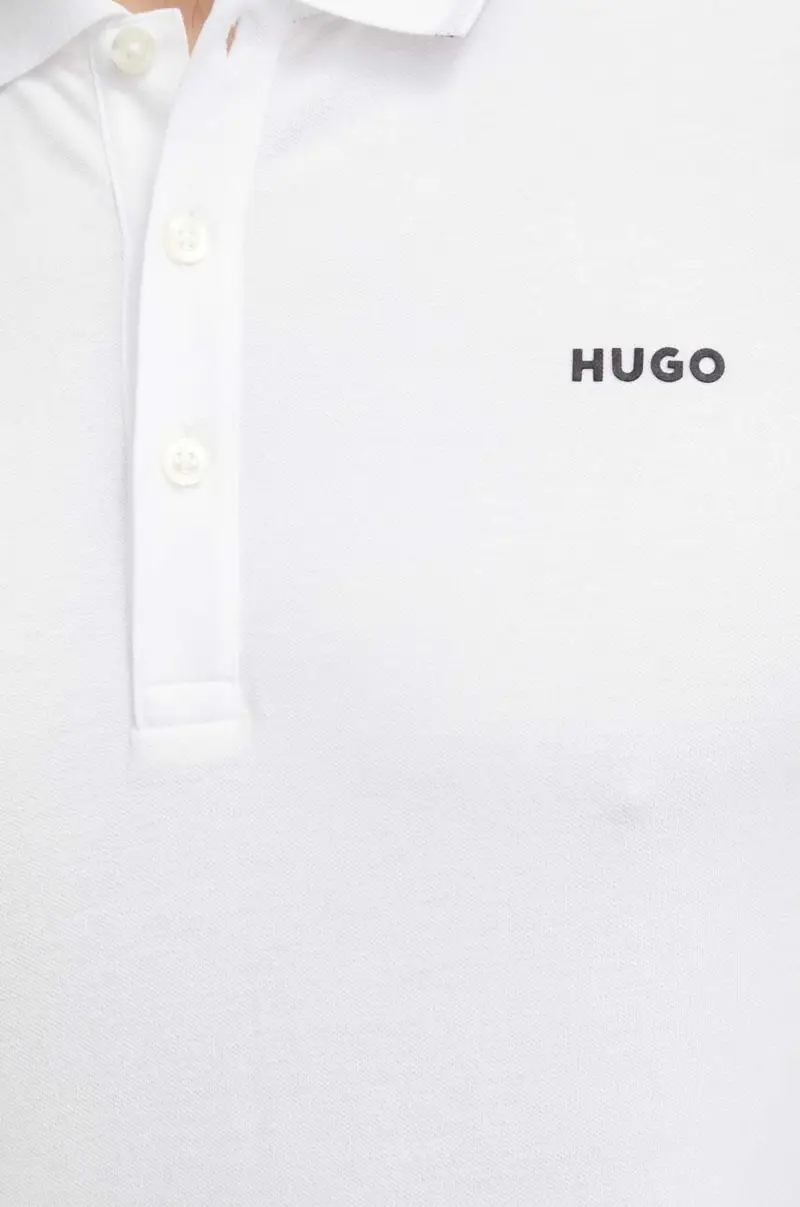 HUGO Polo Uomo Bianco 3123897 miniatura 4