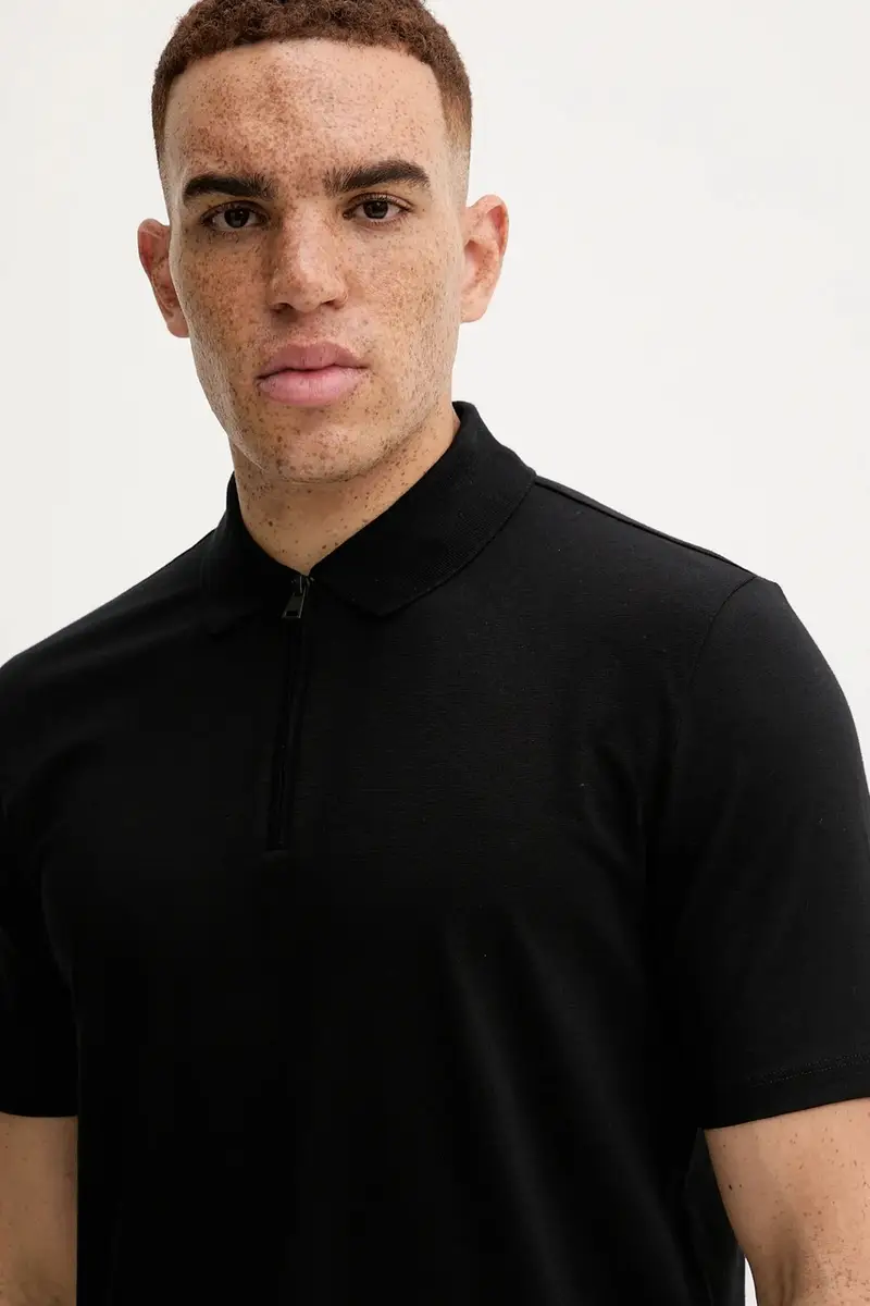 HUGO Polo Uomo Blu 3150827 miniatura 4