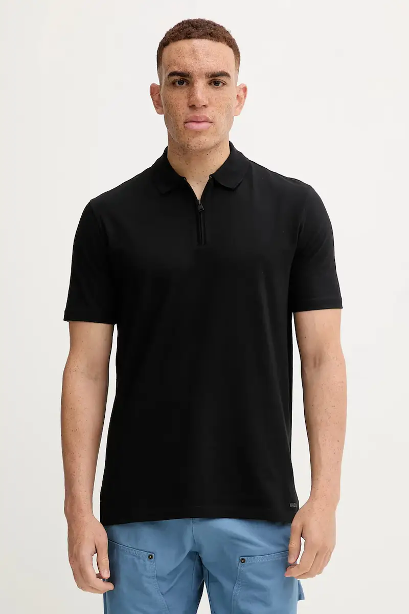 HUGO Polo Uomo Nero 3150827