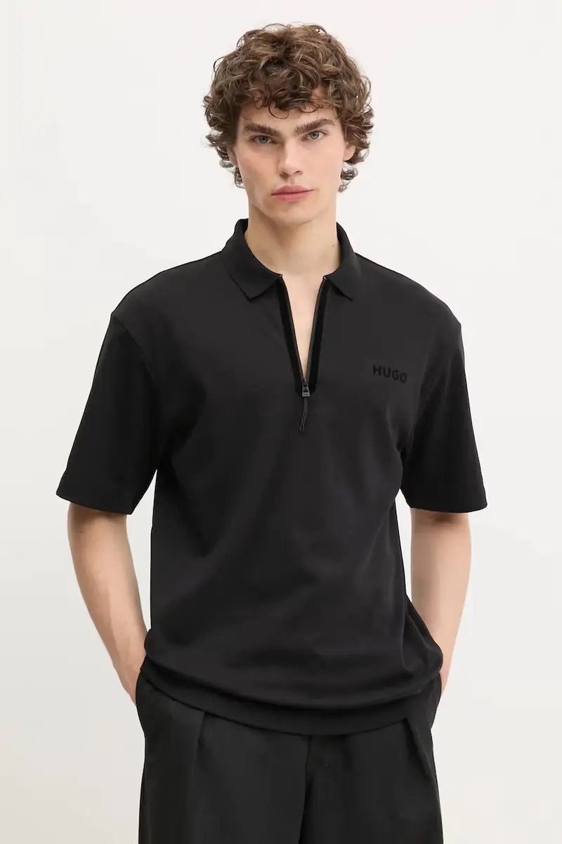 HUGO Polo Uomo Nero 3264329