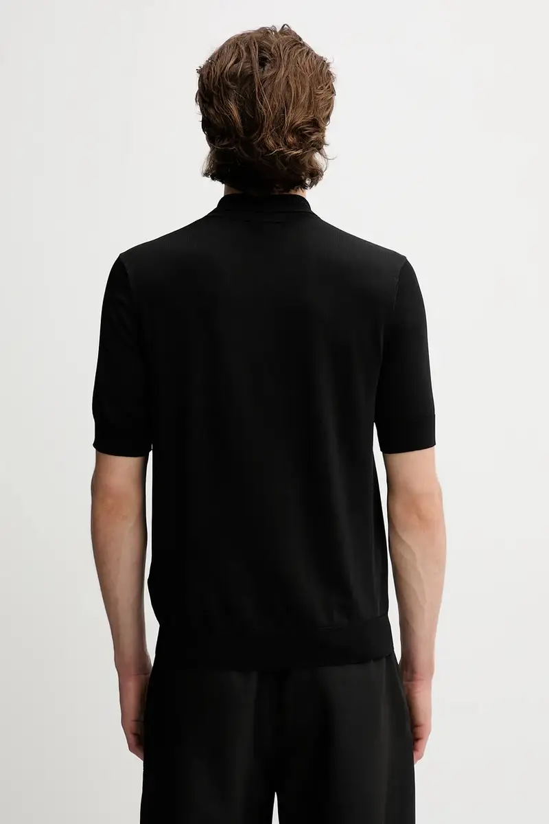 HUGO Polo Uomo Nero 2985802 miniatura 3