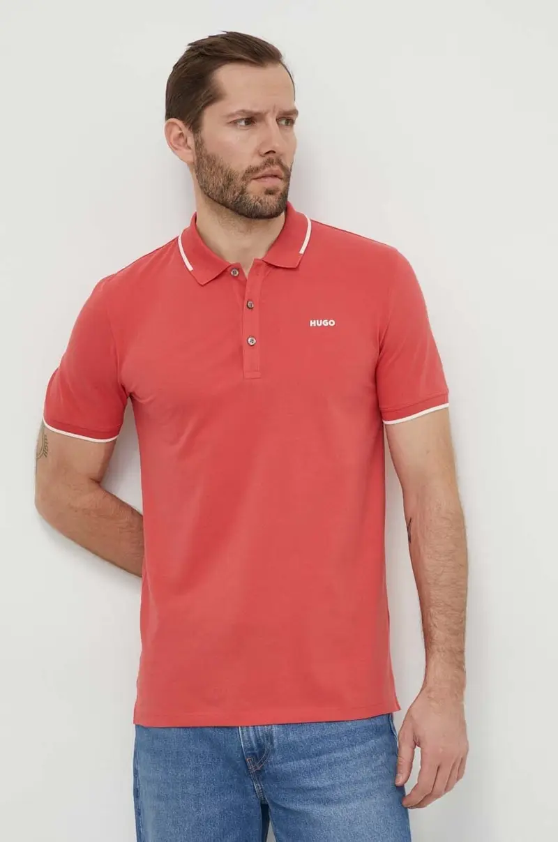 HUGO Polo Uomo Rosso 2233623