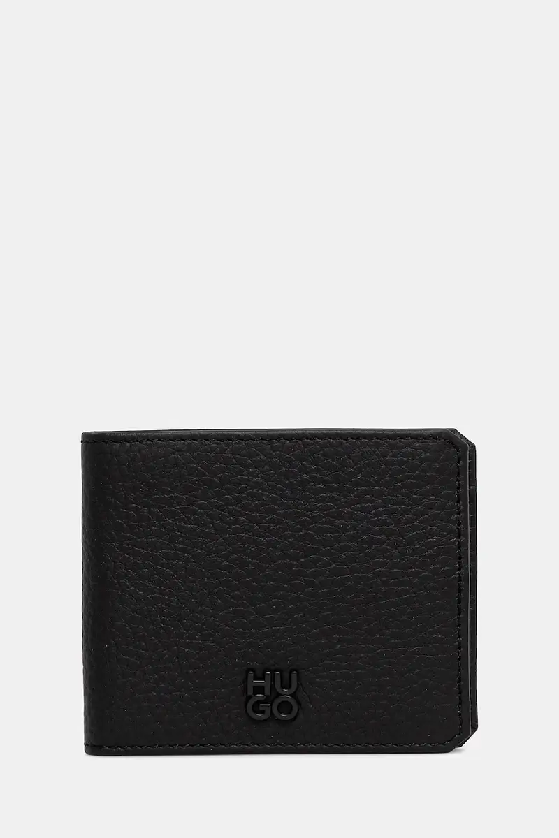 portafoglio e custodia in pelle per carte di credito uomo colore nero 50548752