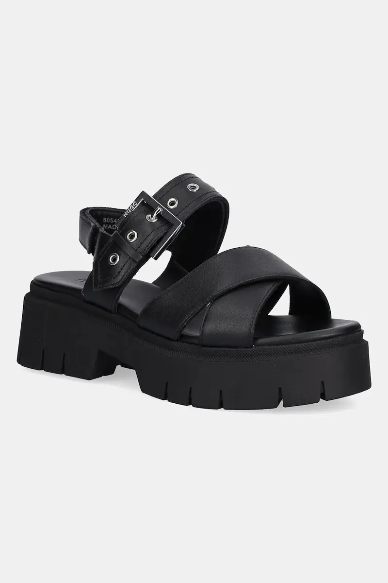 sandali in pelle Kris donna colore nero 50542072