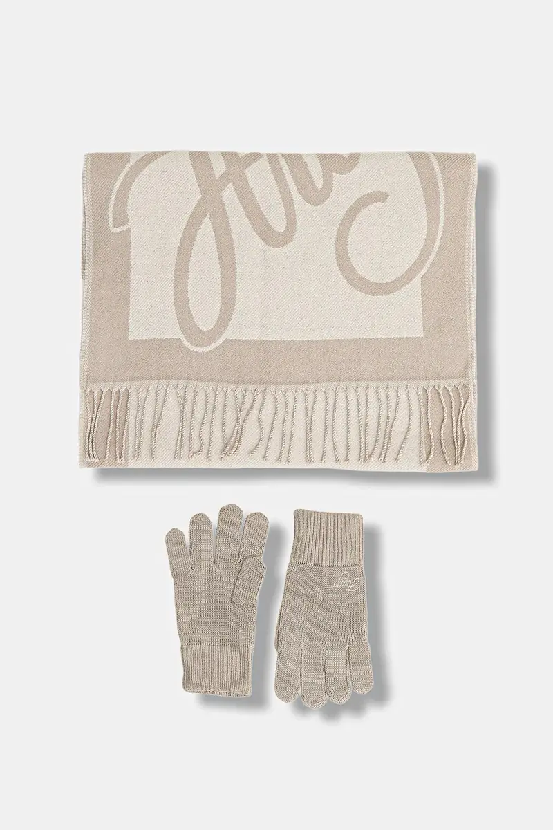 HUGO Guanti Donna Beige 3765468 miniatura 2