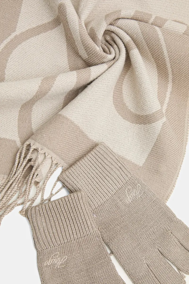 HUGO Guanti Donna Beige 3765468 miniatura 3