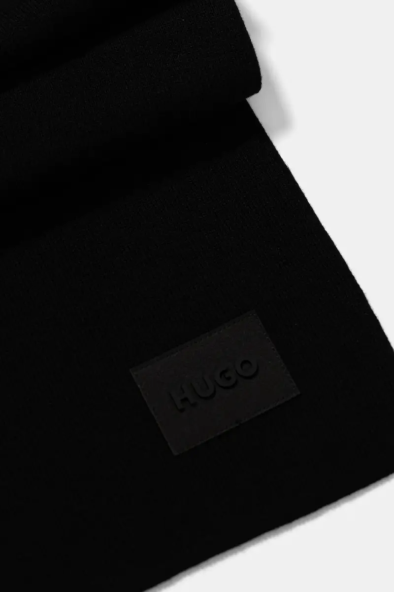 sciarpa in lana bambino/a uomo colore nero 50551521 miniatura 2