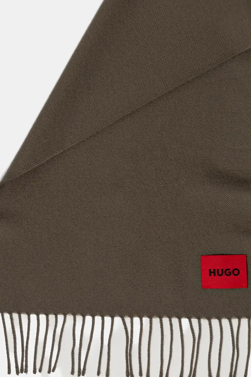 sciarpa in lana colore nero 50517623 Grigio miniatura 2