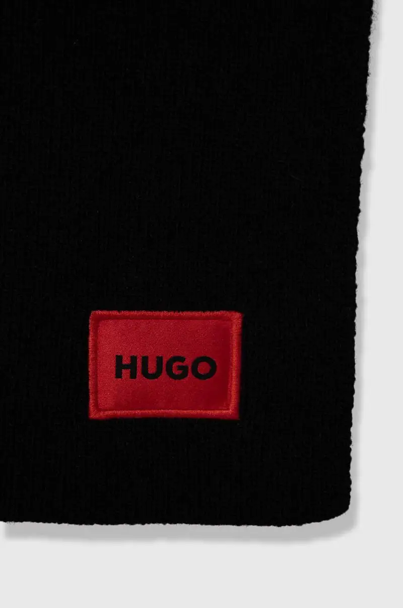 sciarpa in lana Nero miniatura 2