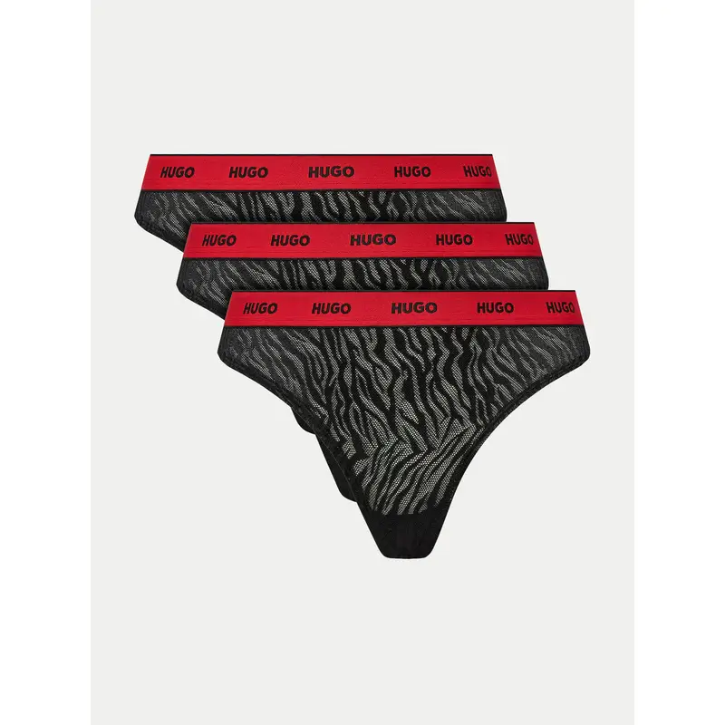 Set di 3 perizomi 50523829 Nero