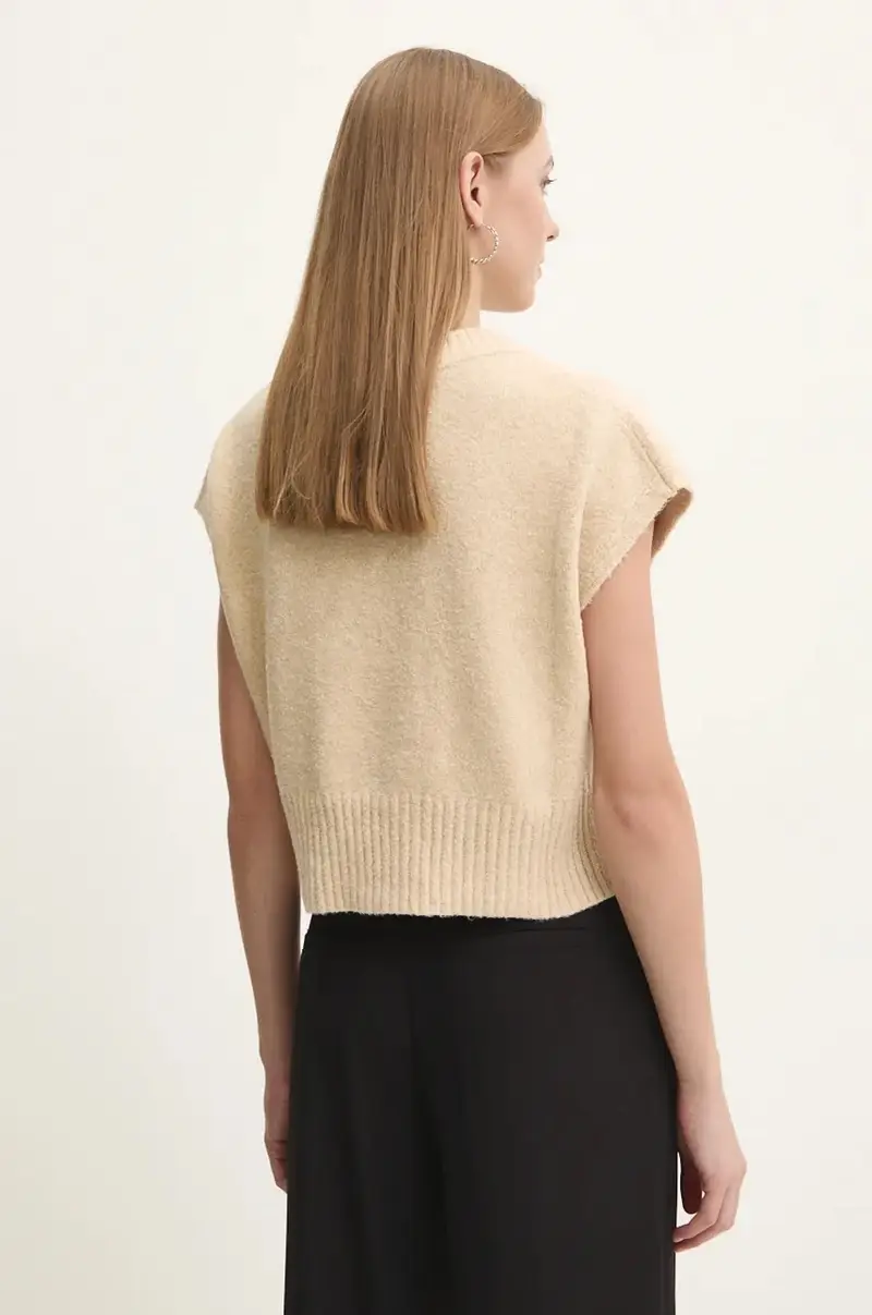 smanicato donna colore beige 50518330 miniatura 3