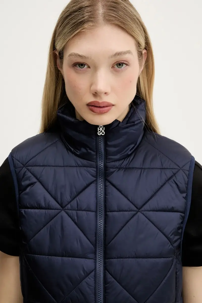 smanicato donna colore blu navy 50544136 miniatura 4