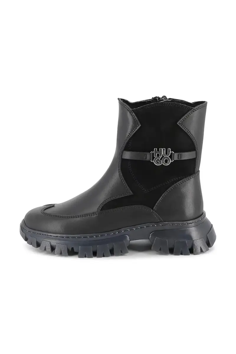 stivaletti alla caviglia colore nero G00542 miniatura 2