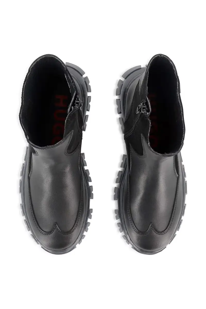 stivaletti alla caviglia colore nero G00542 miniatura 4