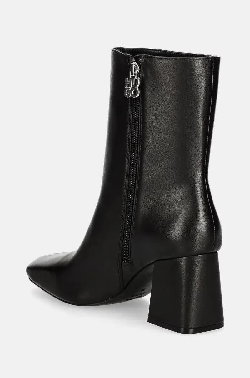 stivaletti alla caviglia in pelle Ariela donna colore nero 50531789 miniatura 3