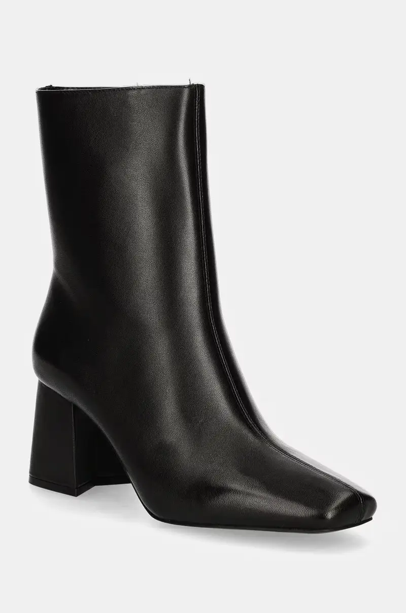 stivaletti alla caviglia in pelle Ariela donna colore nero 50531789