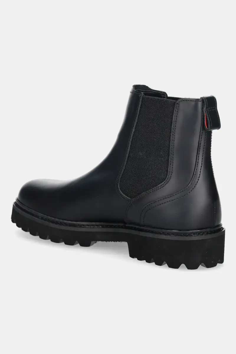 HUGO Stivaletti Chelsea Uomo Nero 3276012 miniatura 3