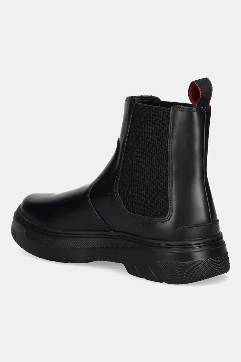 HUGO Stivaletti Chelsea Uomo Nero 3152555 miniatura 3