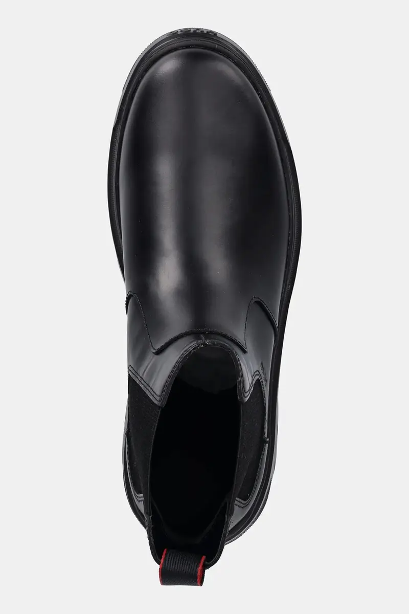 HUGO Stivaletti Chelsea Uomo Nero 3152555 miniatura 4