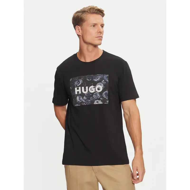 HUGO T-shirt Nero 3207028