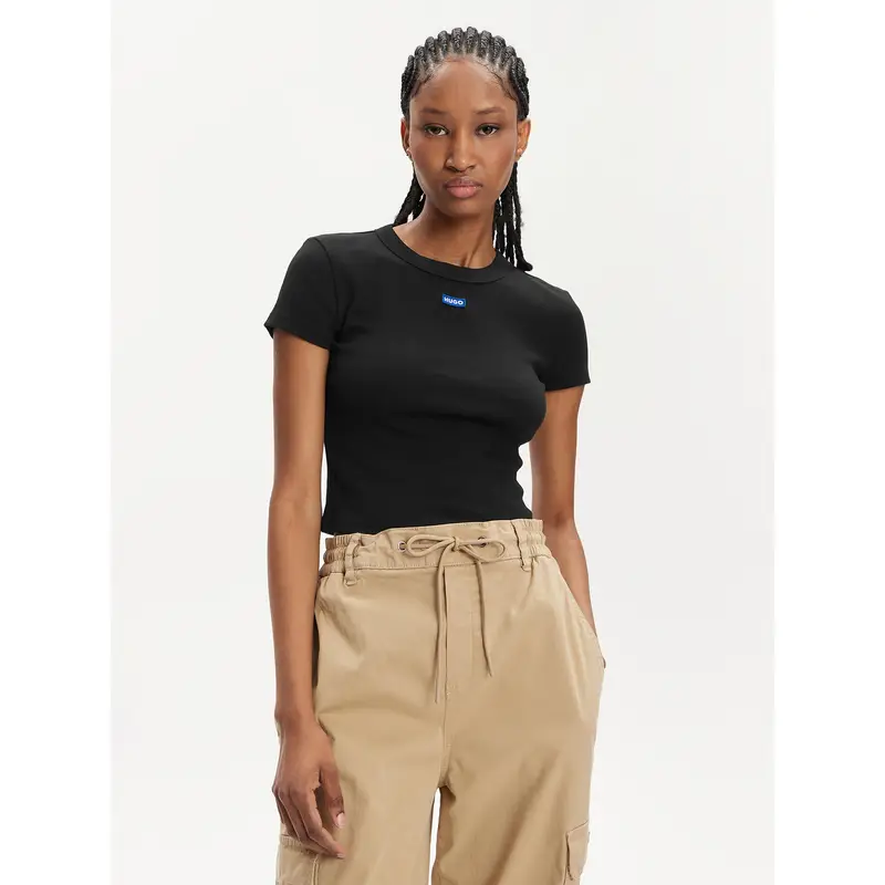 HUGO T-shirt Nero 3205175