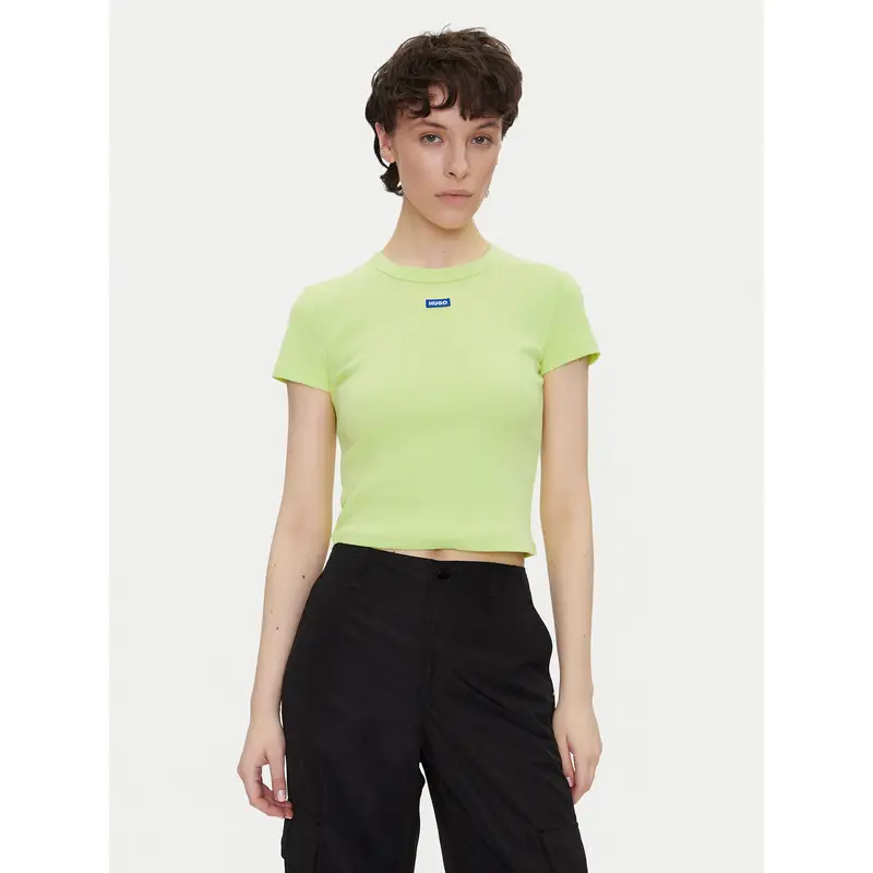 HUGO T-shirt Verde 3218924