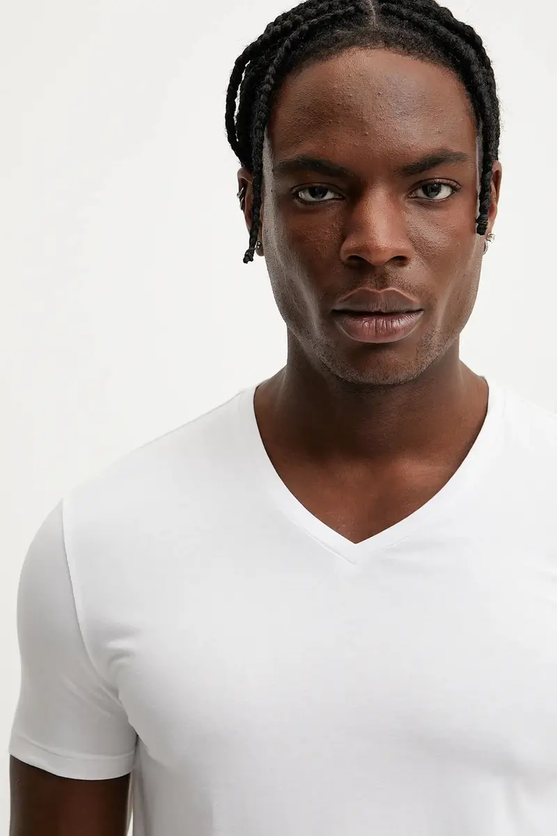 HUGO T-shirt Bianco 2982378 miniatura 4