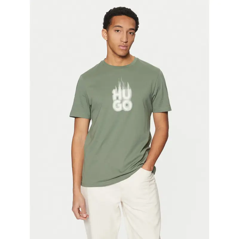 HUGO T-shirt Verde 3928296