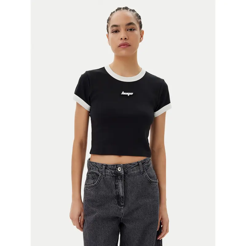 HUGO T-shirt Nero 3219198