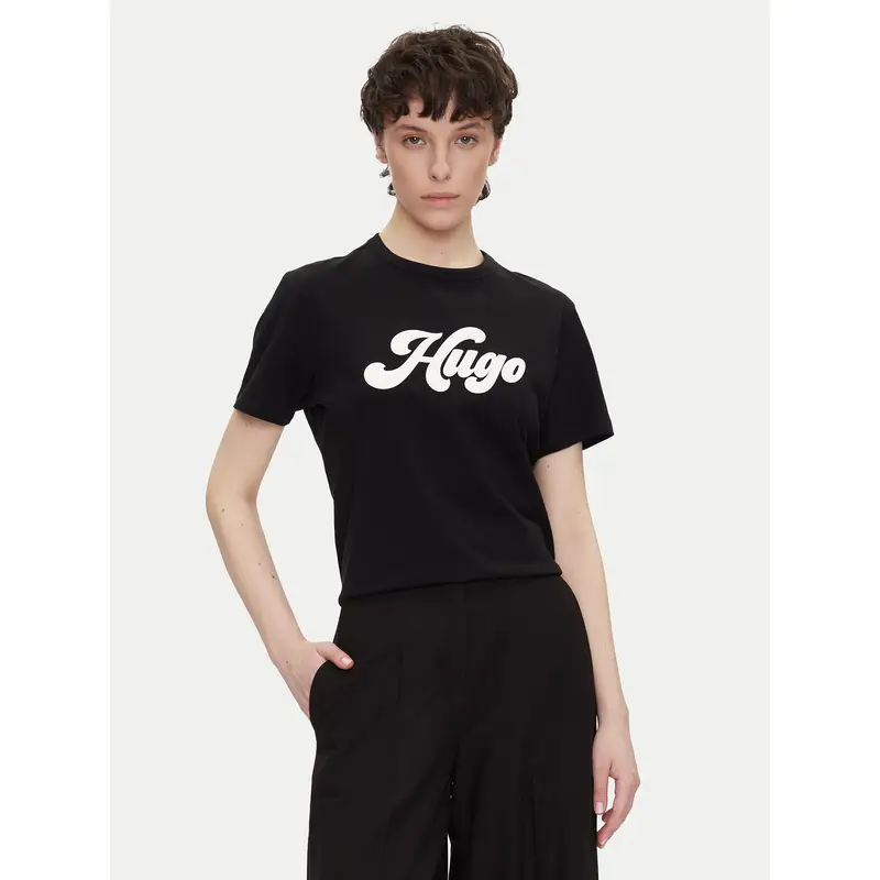 HUGO T-shirt Nero 3218886