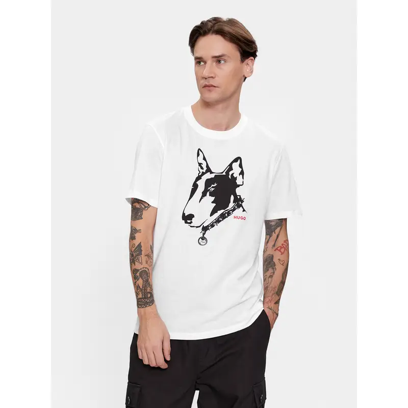 HUGO T-shirt Bianco 3204571