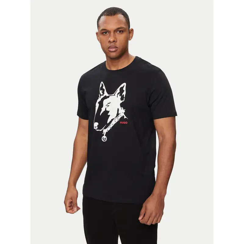 HUGO T-shirt Nero 3204576