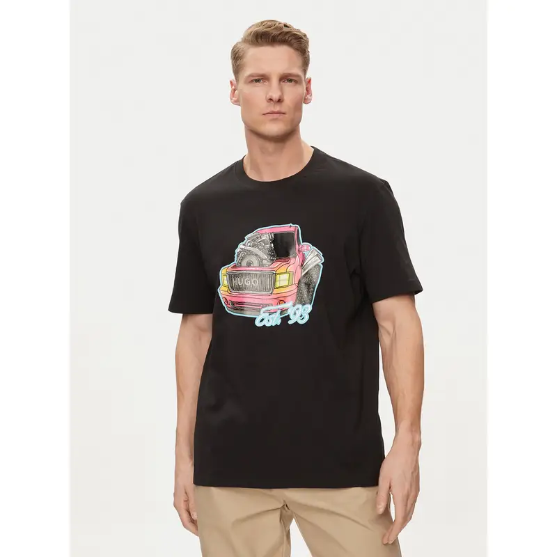 HUGO T-shirt Nero 3204774