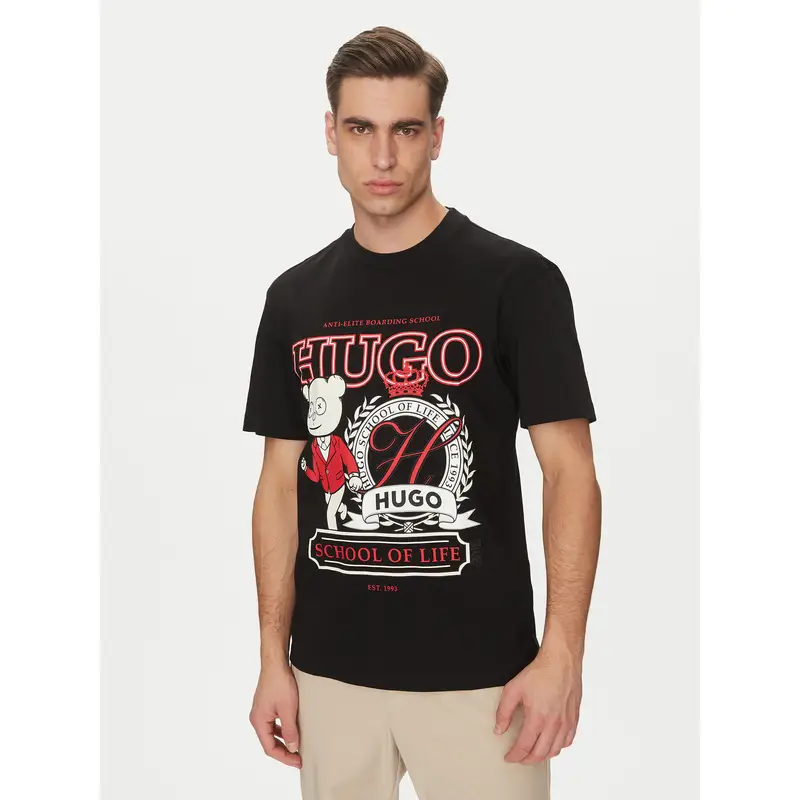 HUGO T-shirt Nero 3222681