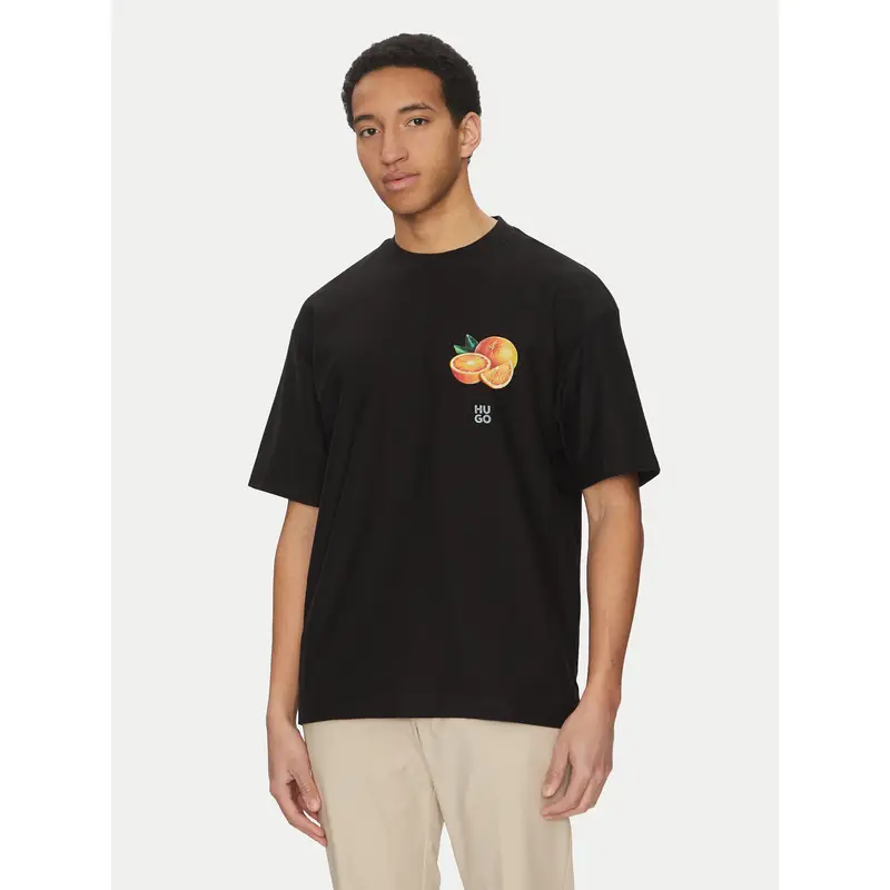 HUGO T-shirt Nero 3222676