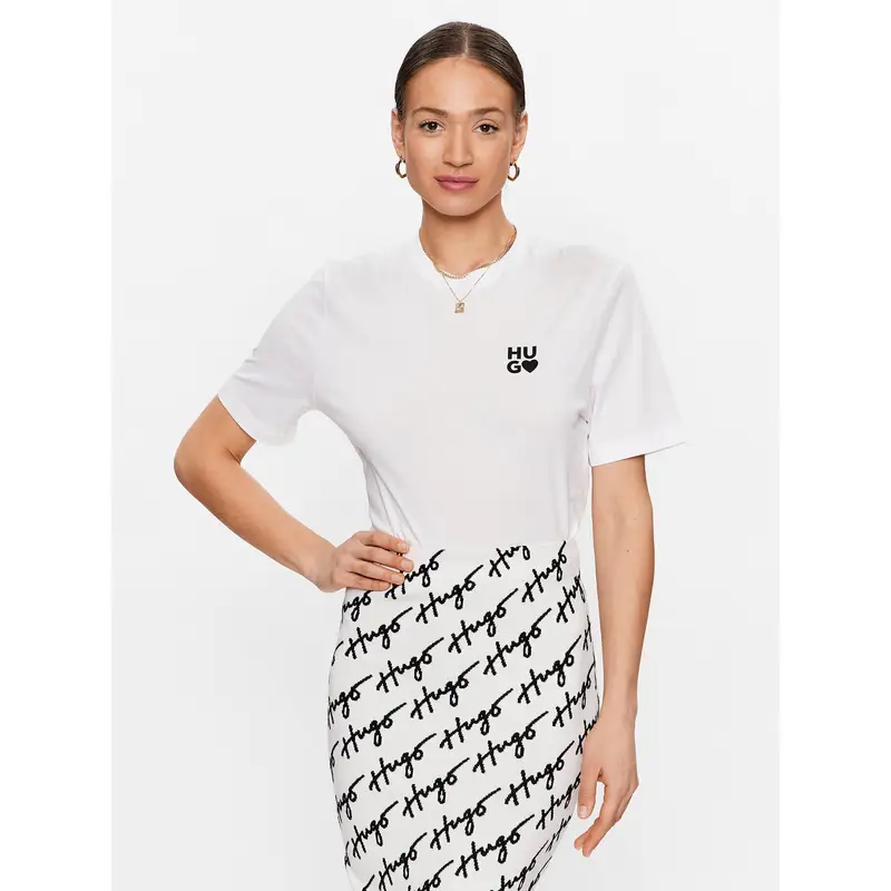 HUGO T-shirt Bianco 3202381