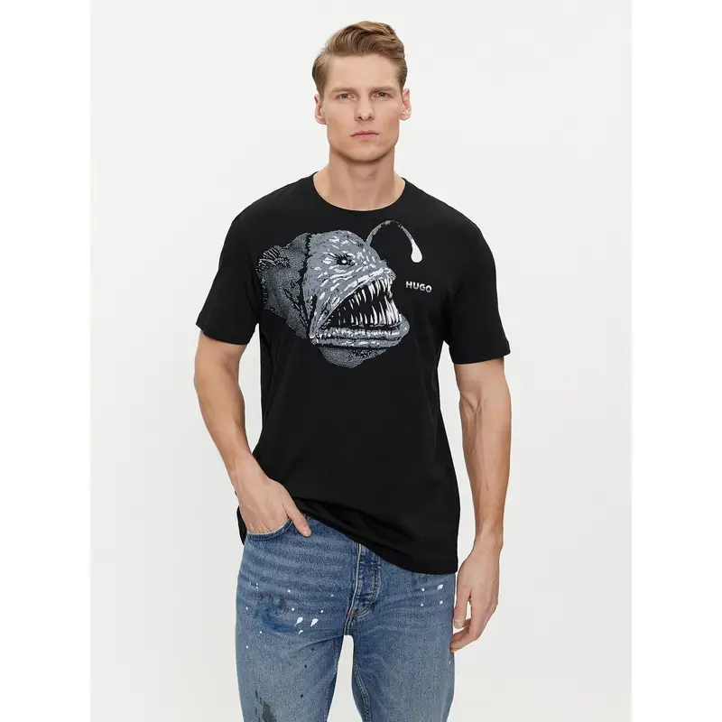 HUGO T-shirt Nero 3055697