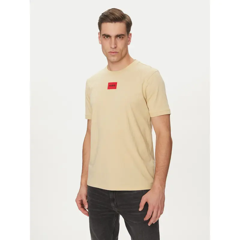 T-shirt Diragolino212 50447978 Beige Regular Fit