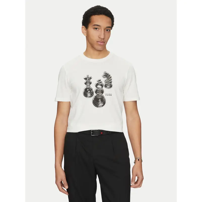 HUGO T-shirt Beige 3540161