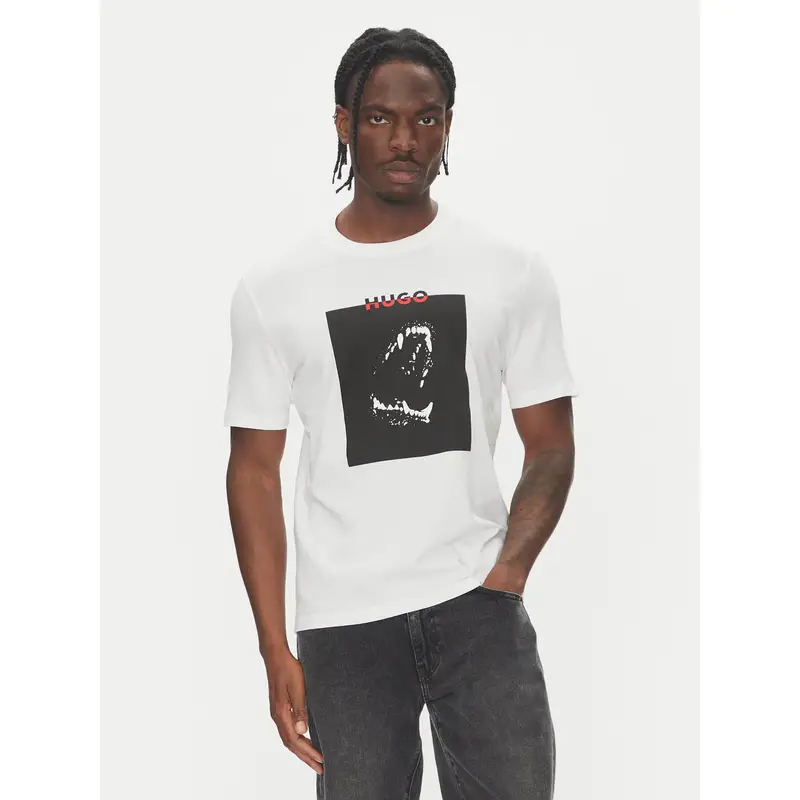 HUGO T-shirt Bianco 3225500