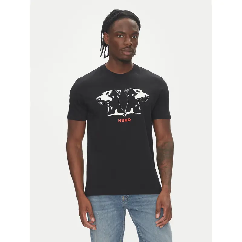 HUGO T-shirt Nero 3225499