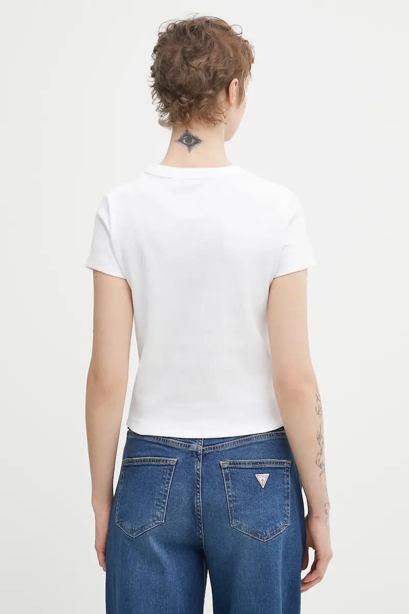 HUGO T-shirt Donna Bianco 3578102 miniatura 3